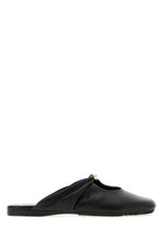 Black Leather Sandals 1