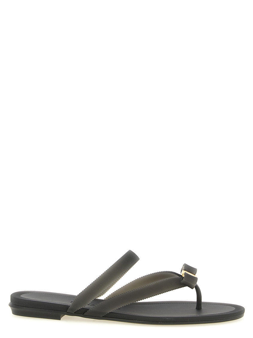 Black Bow Slippers 1