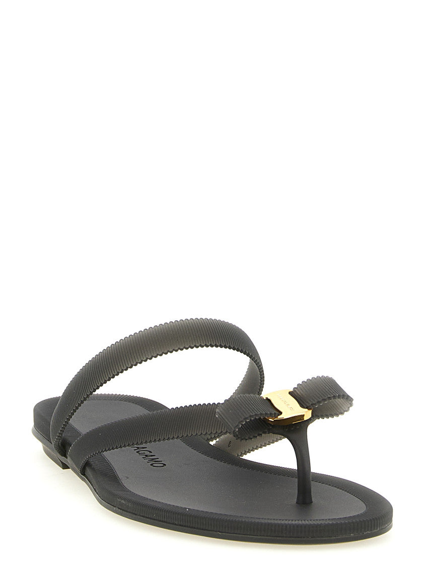 Black Bow Slippers 2