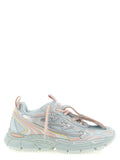 Light Blue Lace-up Sneakers 1