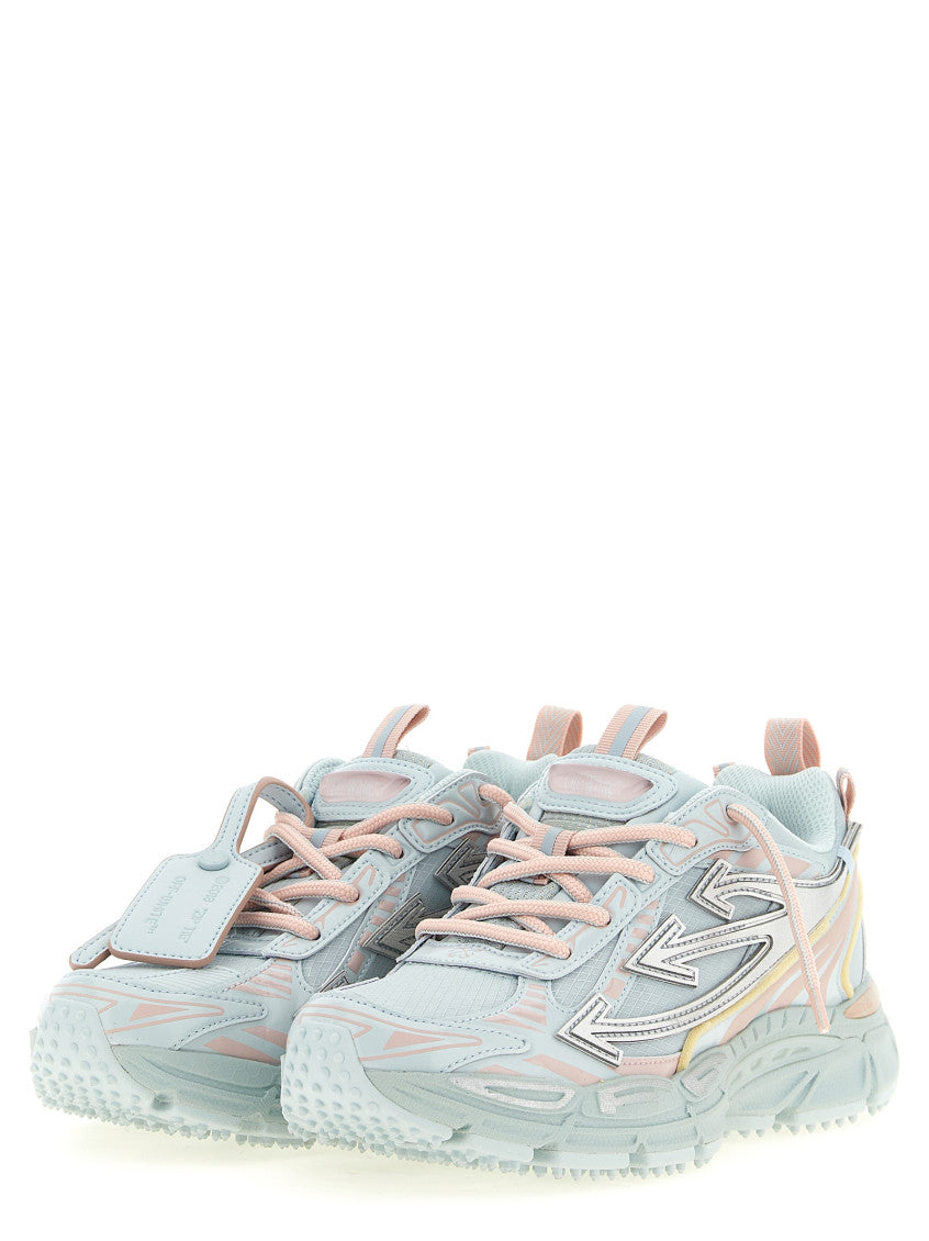 Light Blue Lace-up Sneakers 2