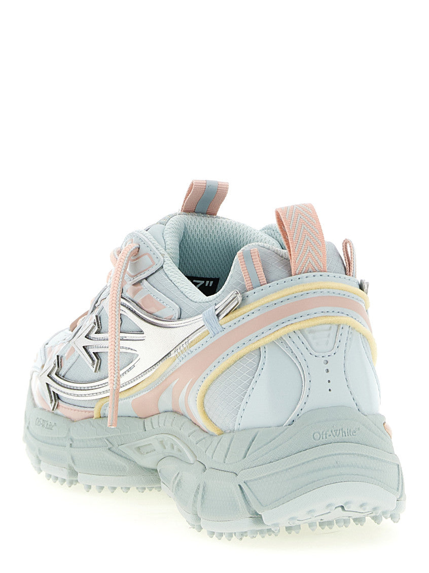 Light Blue Lace-up Sneakers 4