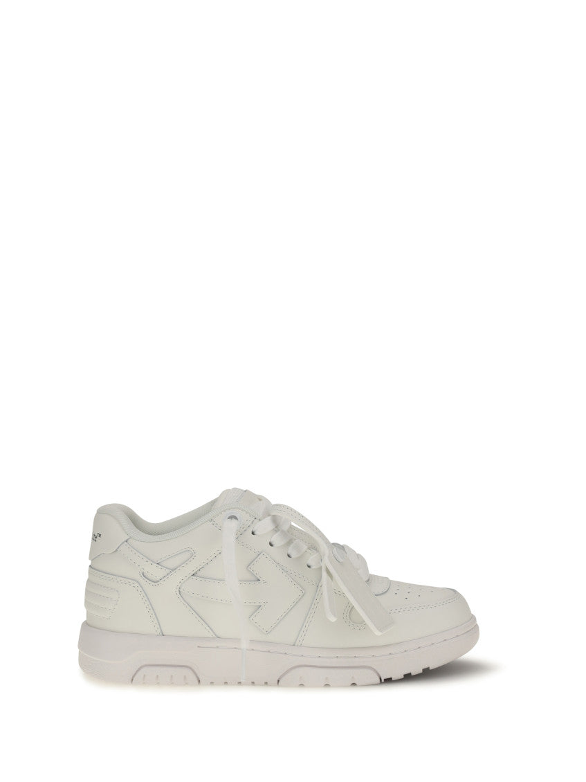 White Lace-up Sneakers 1