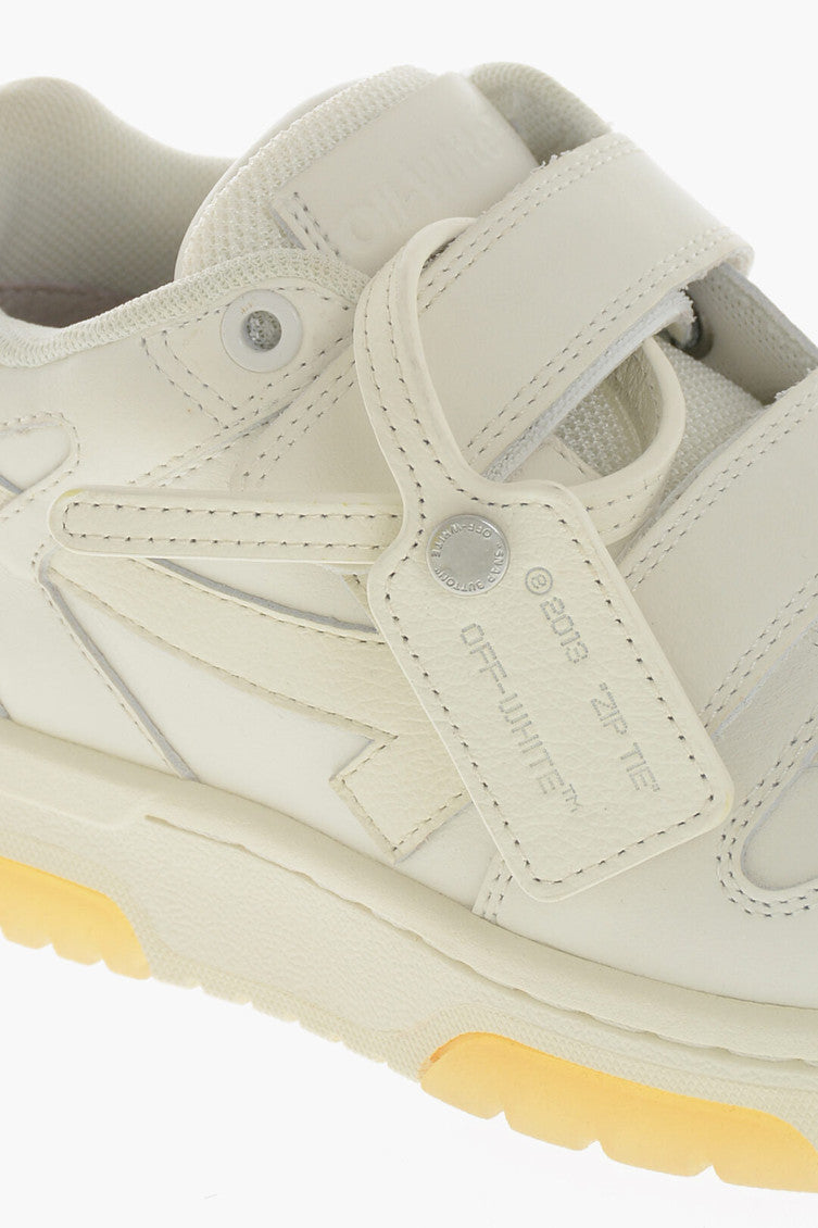 Baby Girls White Low Leather Sneakers 4