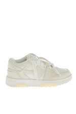 Boys Beige Low Leather Sneakers 1