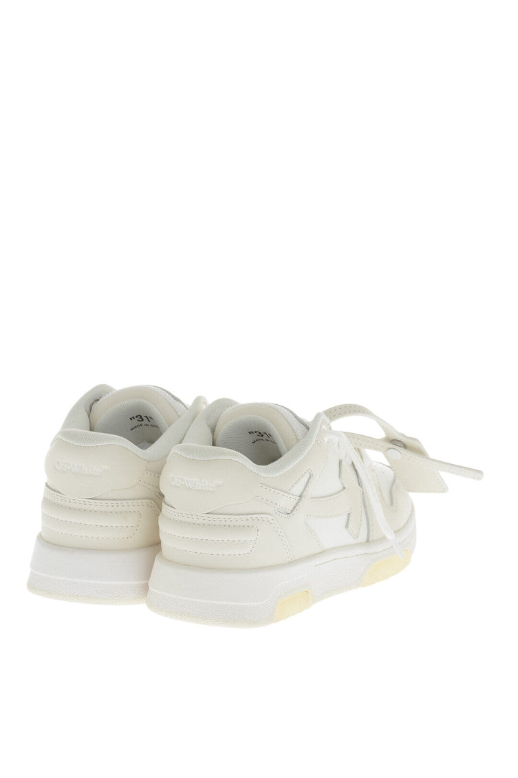 Boys Beige Low Leather Sneakers 3