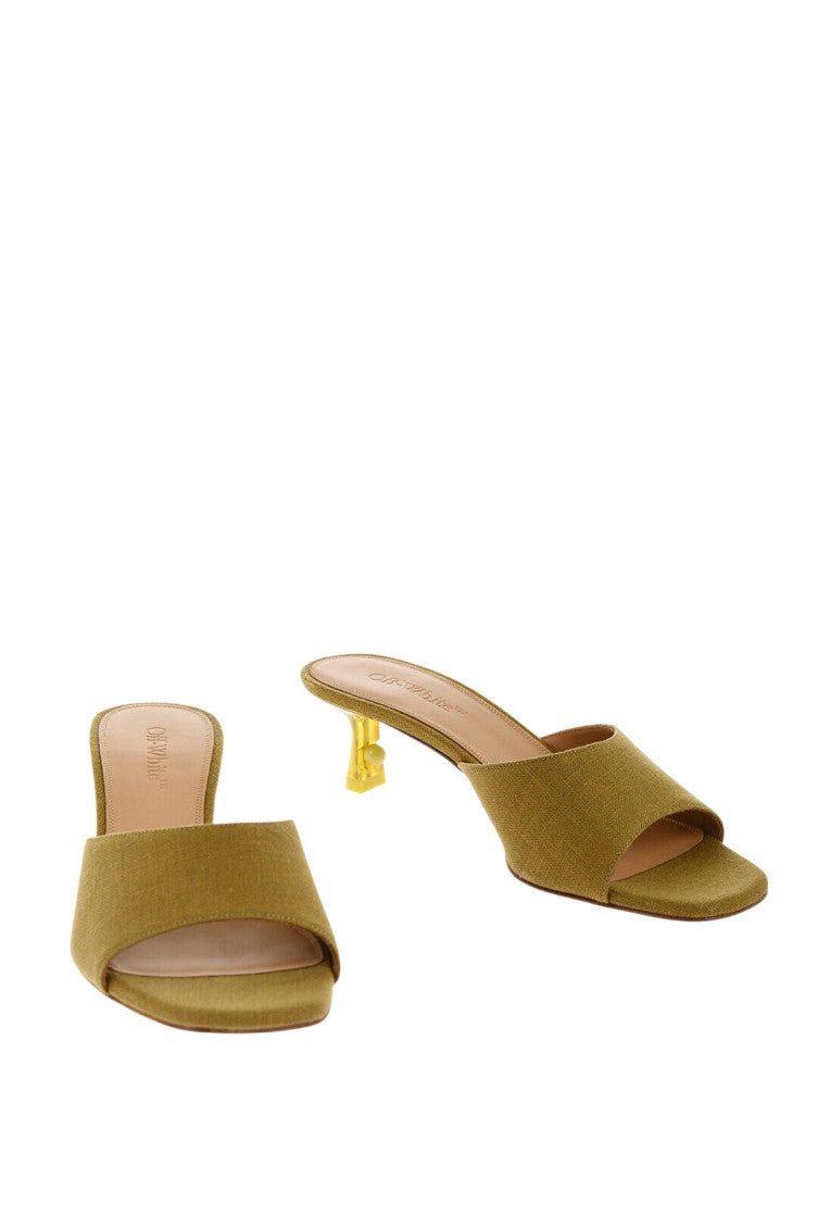 Green Open-Toe Heels 2
