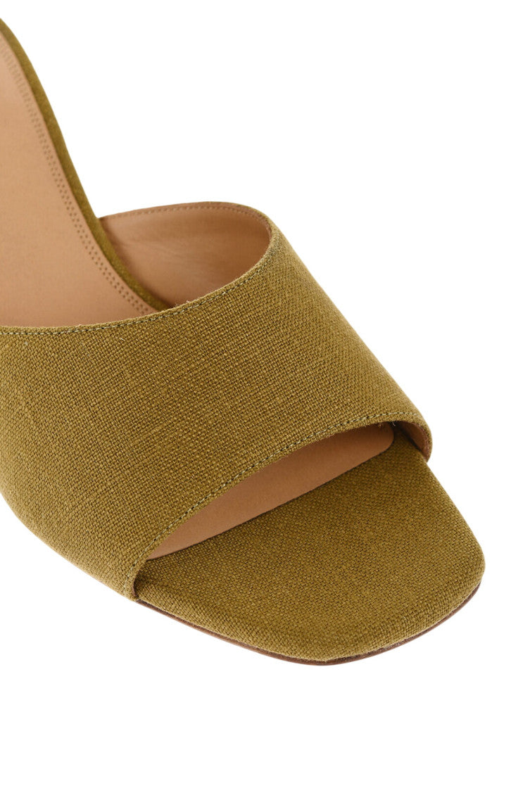 Green Open-Toe Heels 4
