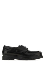 Black Leather Lace Up Shoes 1