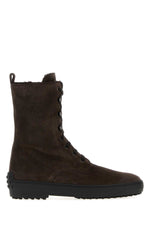 Dark Brown Lace Up Boots 1