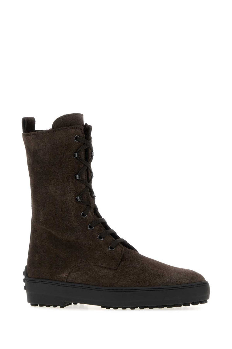 Dark Brown Lace Up Boots 2