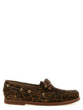 Leopard Print Lace Up Loafers 1