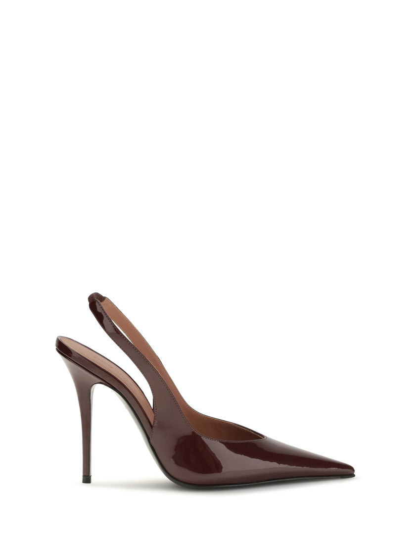 Brown Slingback Pumps 2