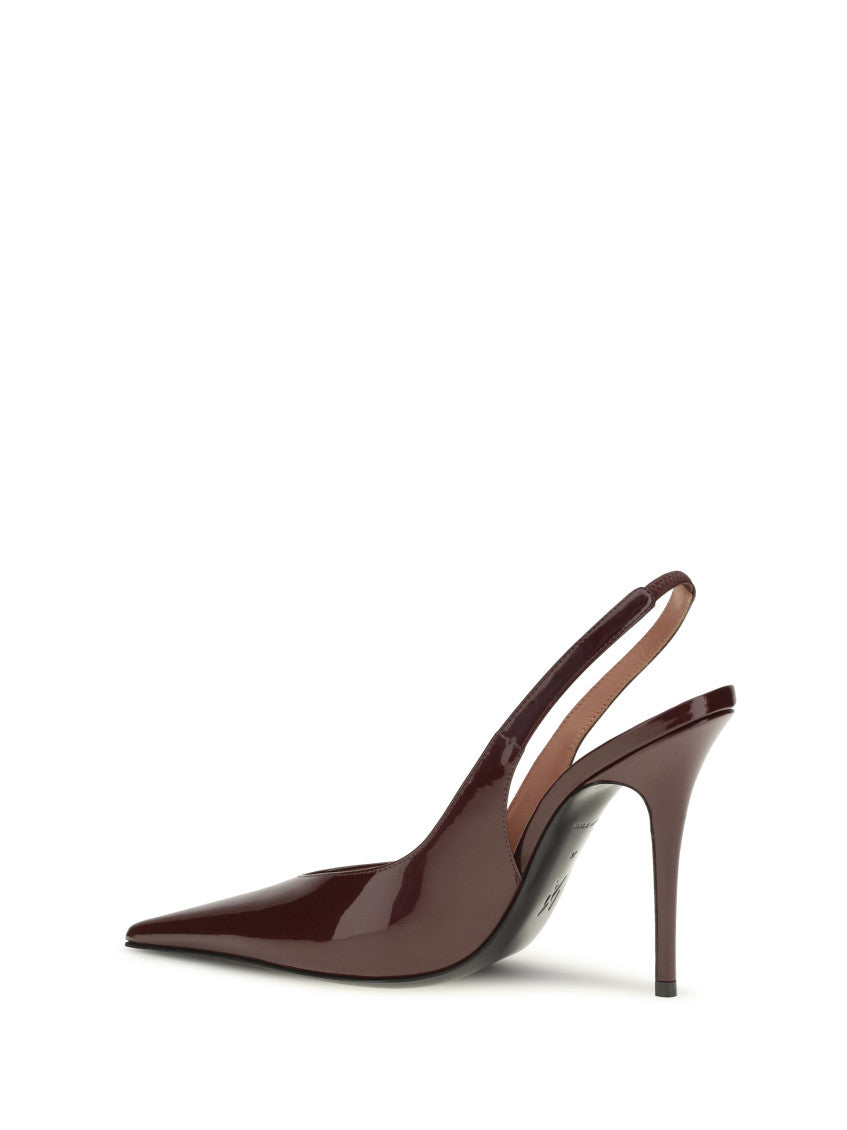 Brown Slingback Pumps 3