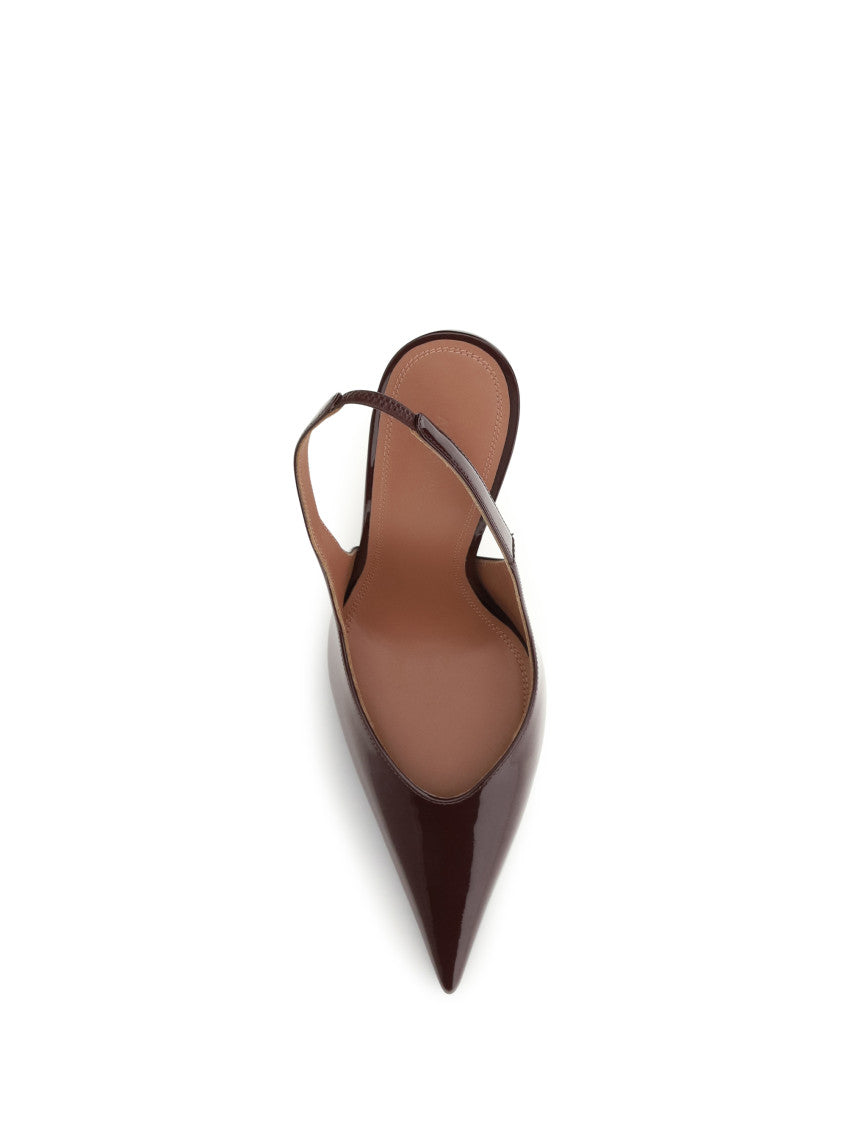 Brown Slingback Pumps 4