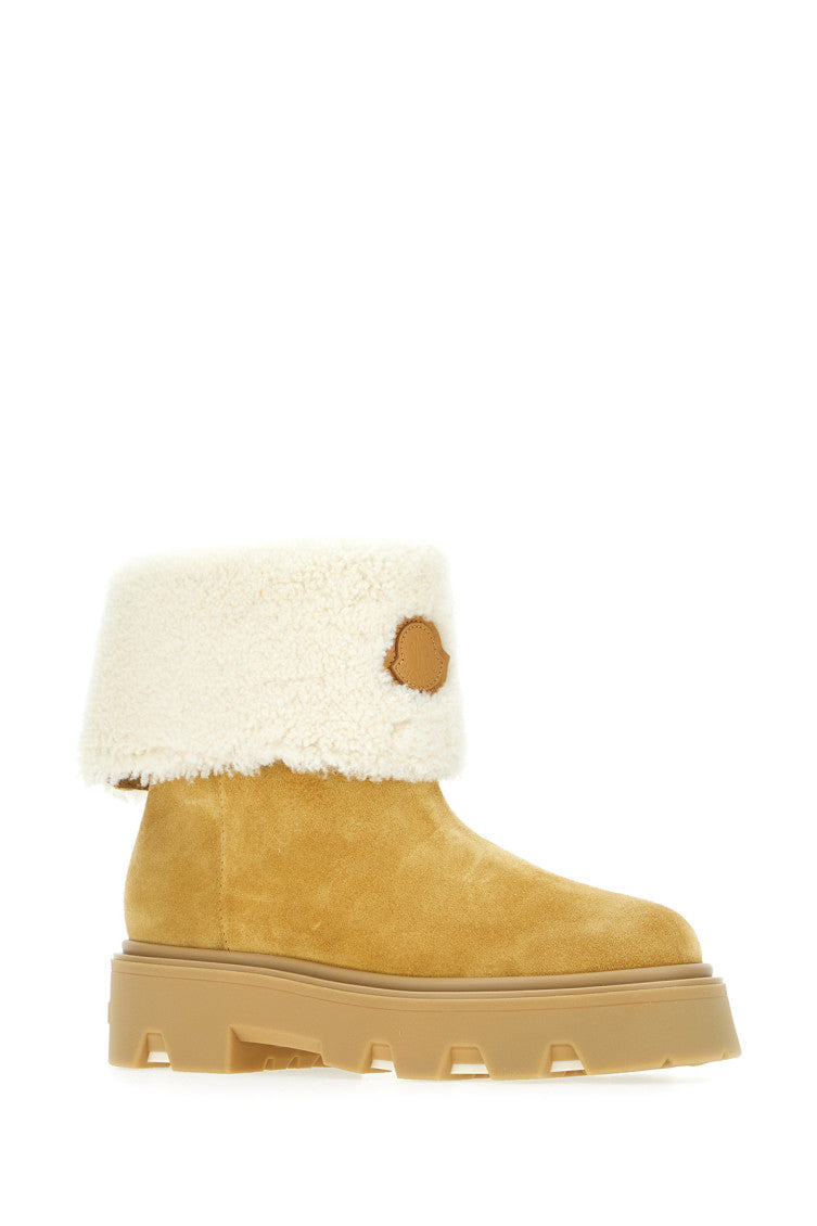 Beige Suede Boots 2