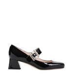 Black Leather Pumps 1