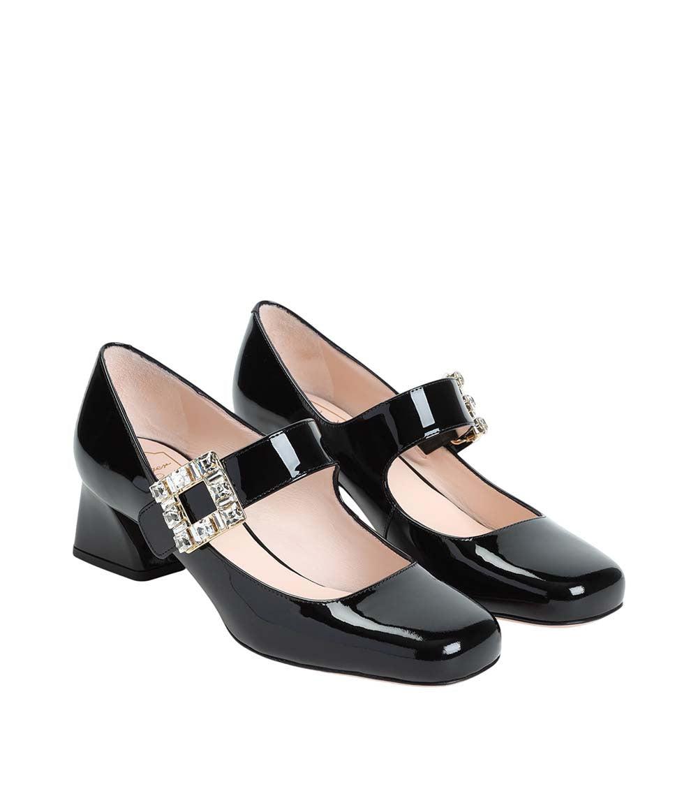 Black Leather Pumps 3