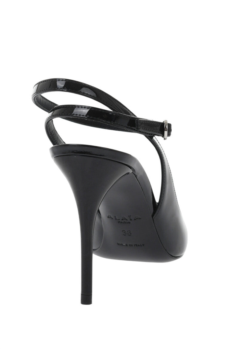 Black Glossy Leather Pumps 3