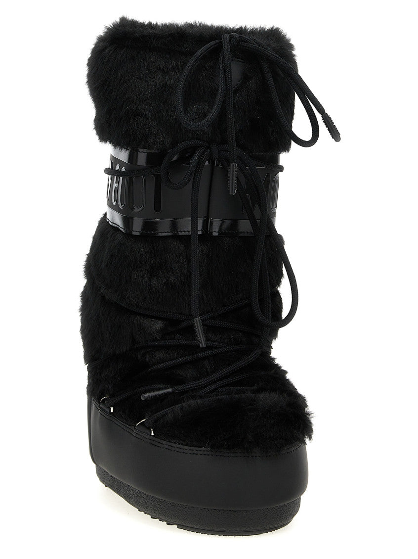 Black Logo Boots 2