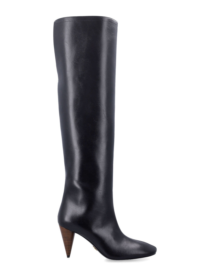 Black Leather Boots 1
