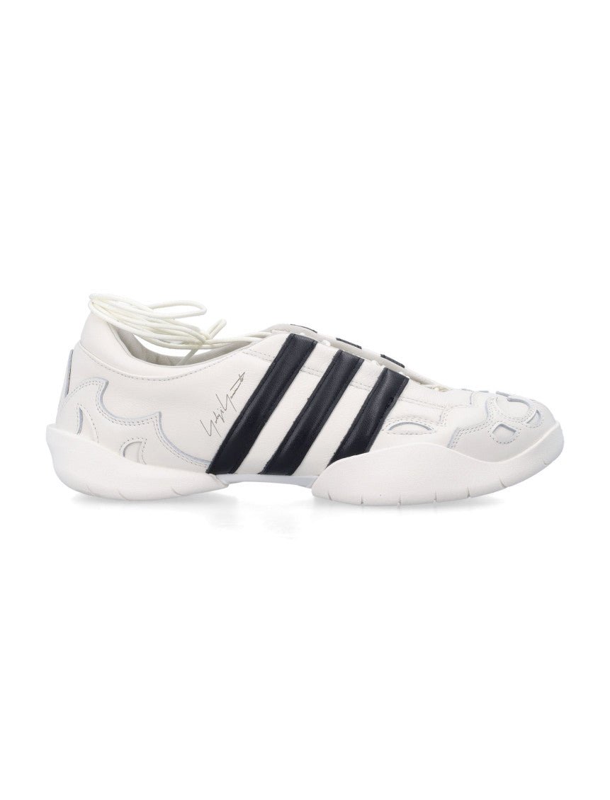 White Stripes Logo Sneakers 1