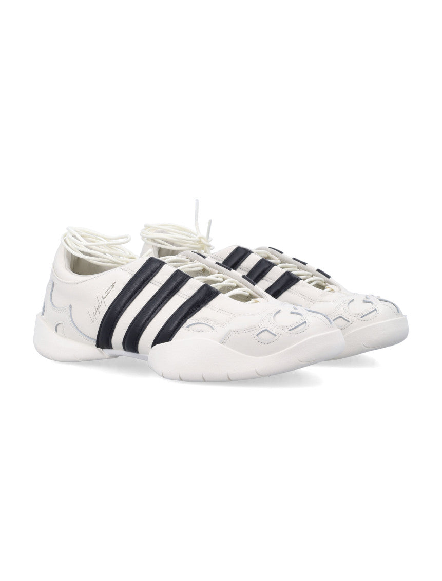 White Stripes Logo Sneakers 3
