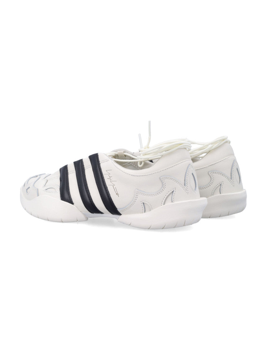 White Stripes Logo Sneakers 4