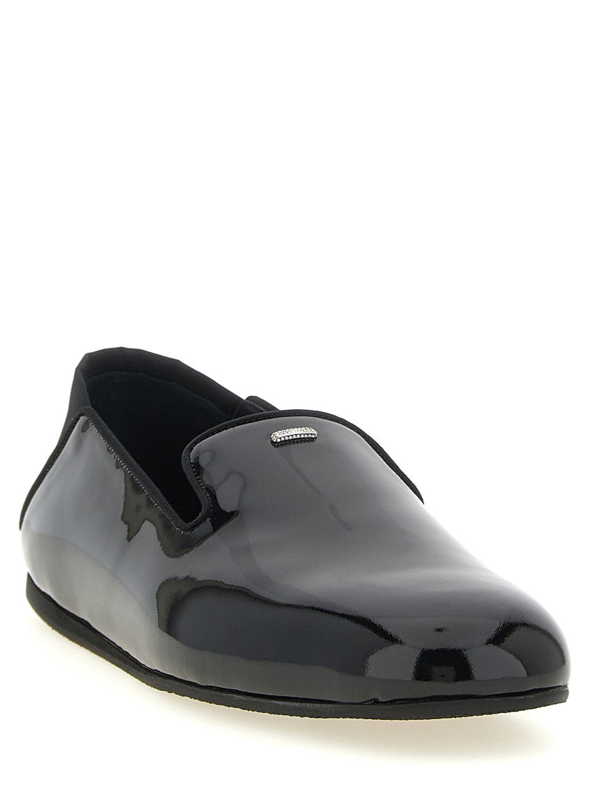 Black Slip On Loafers 2
