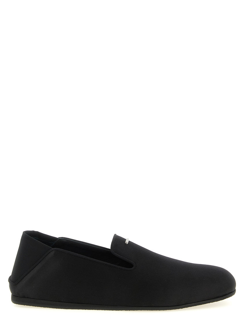 Black Slip On Loafers 1