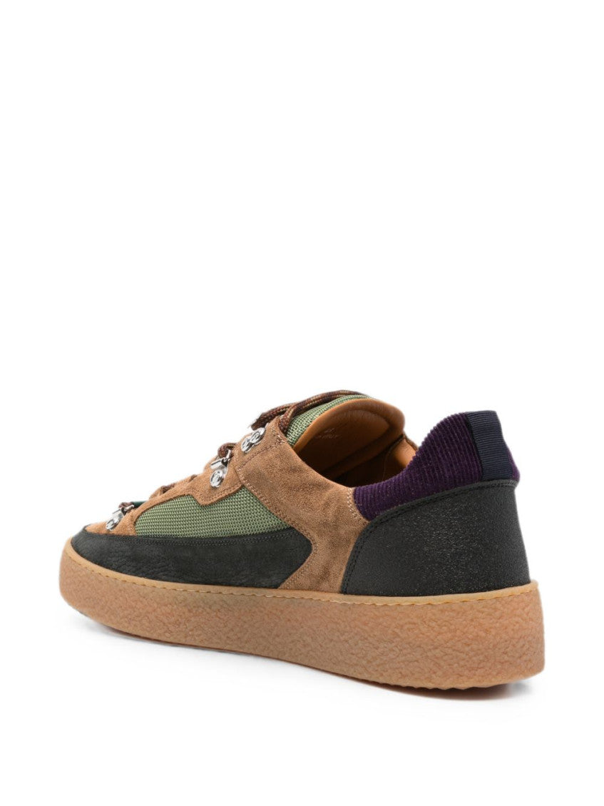 Brown Lace-up Sneakers 4
