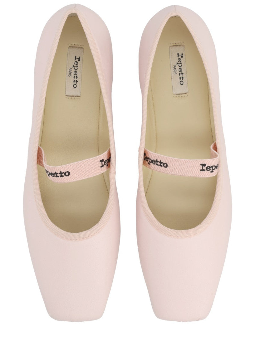 Pink Logo Ballet Flats 3