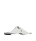 White Leather Sandals 1