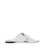 White Leather Sandals 1
