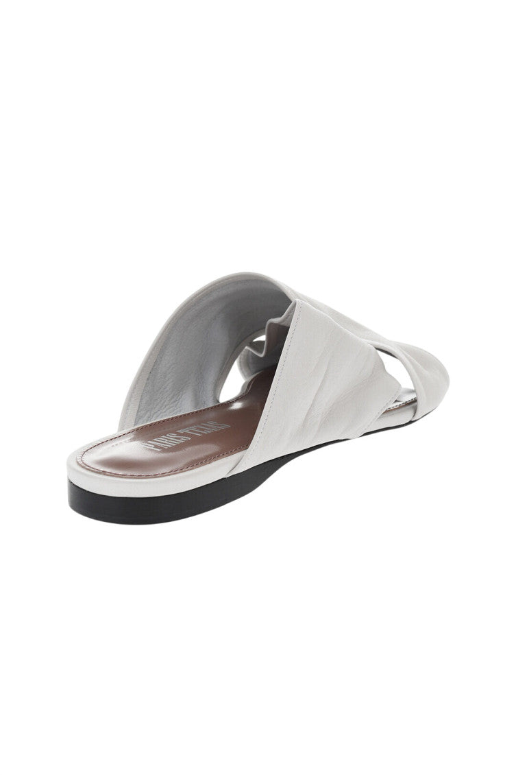 White Leather Sandals 3