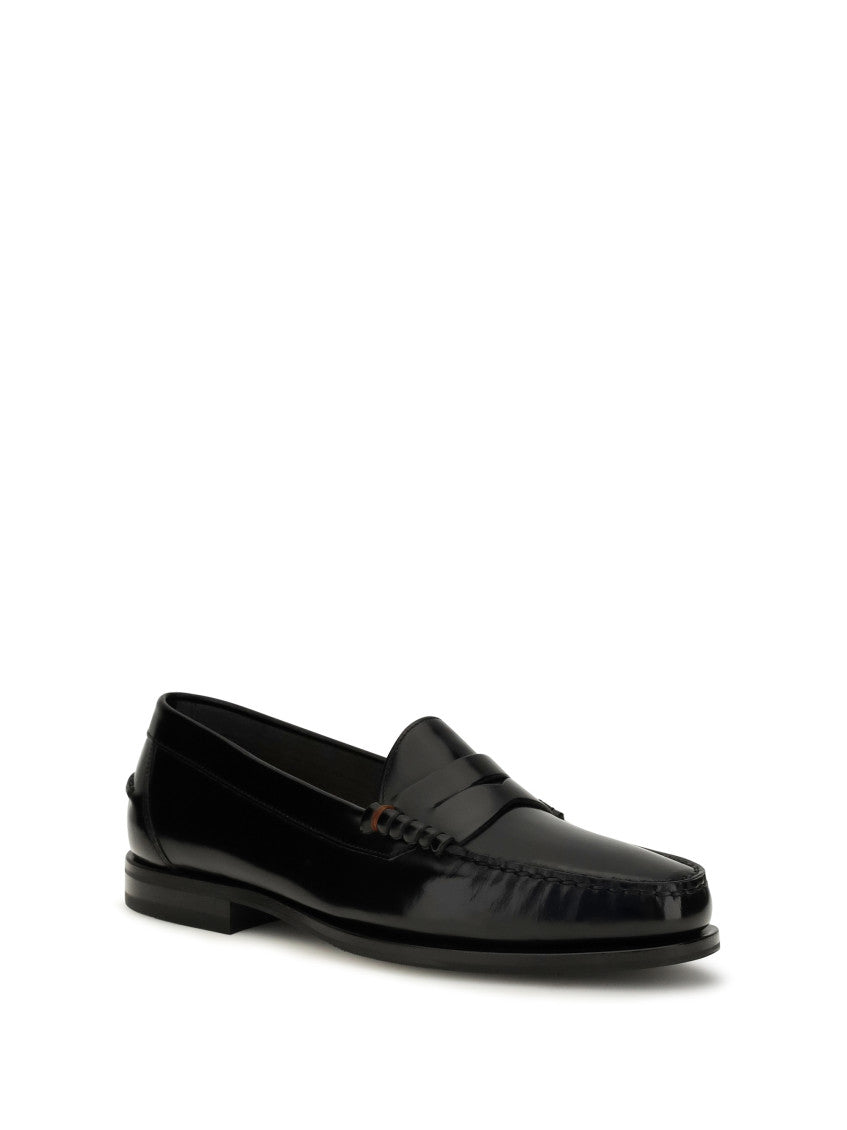 Black Leather Loafers 2
