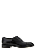 Black Leather Lace-up Shoes 1