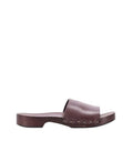 Dark Brown Leather Sandals 1