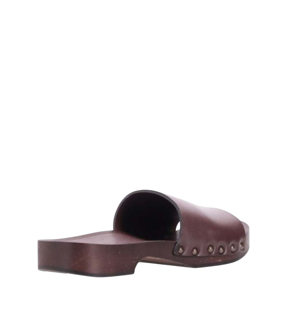 Dark Brown Leather Sandals 2