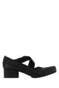 Black Leather Pumps 1