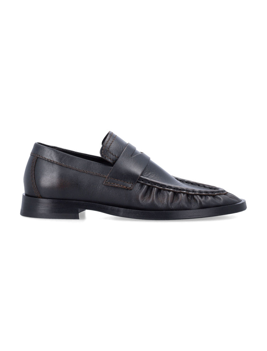 Black Leather Loafers 1