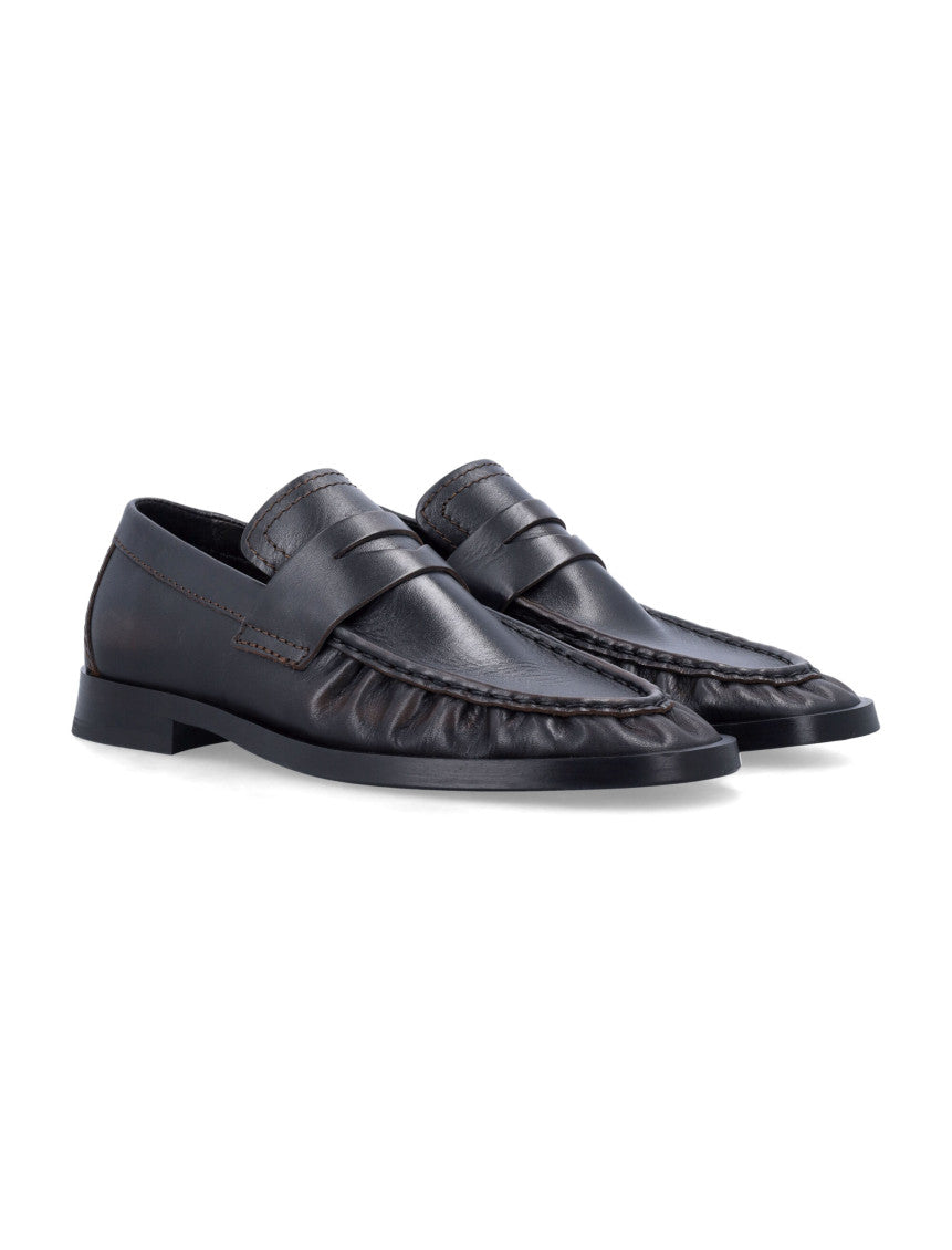 Black Leather Loafers 2