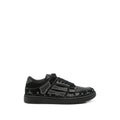Black Embroidered Skel Top Sneakers 1