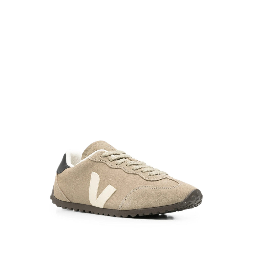 Beige Logo Sneakers 2