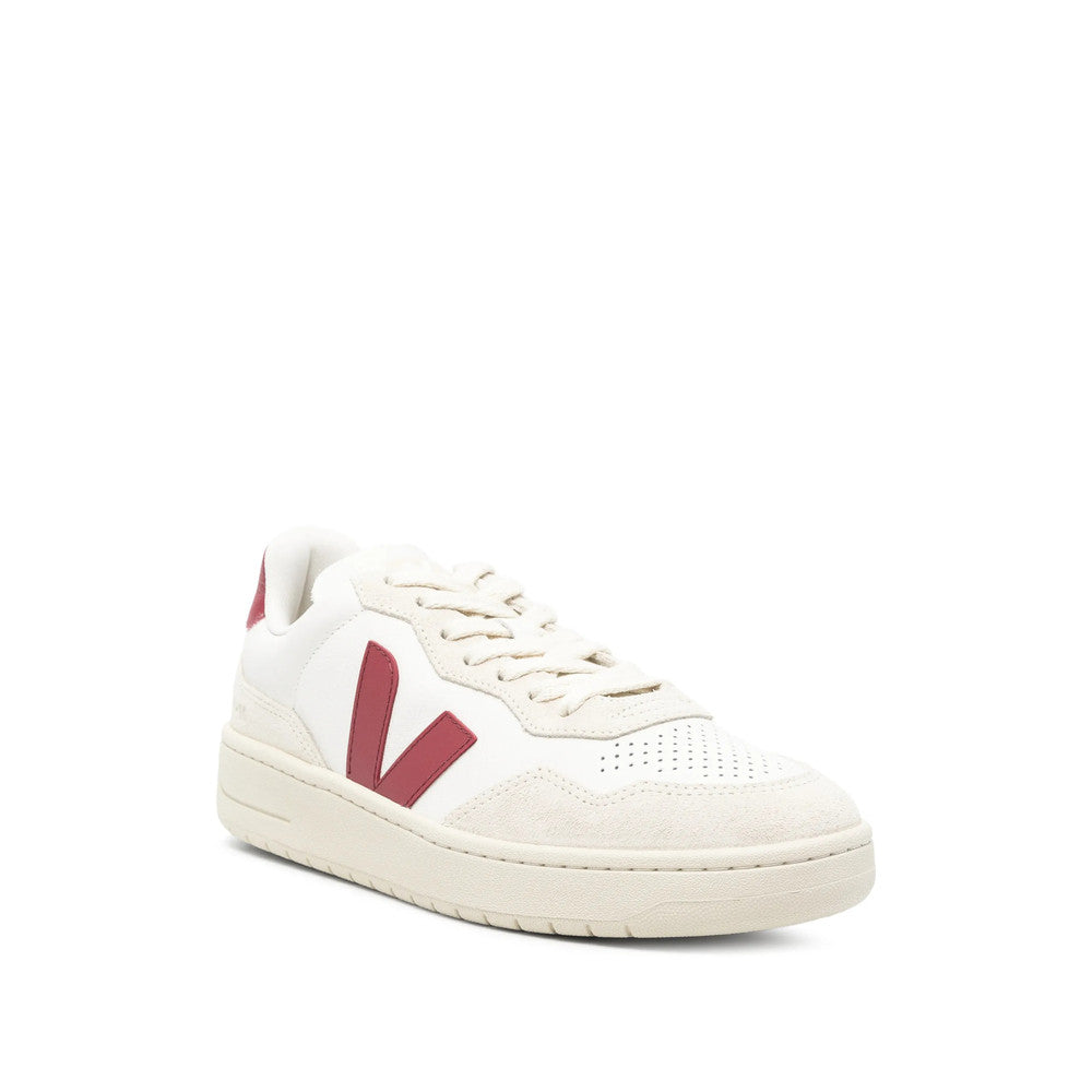 White Color Block Sneakers 2