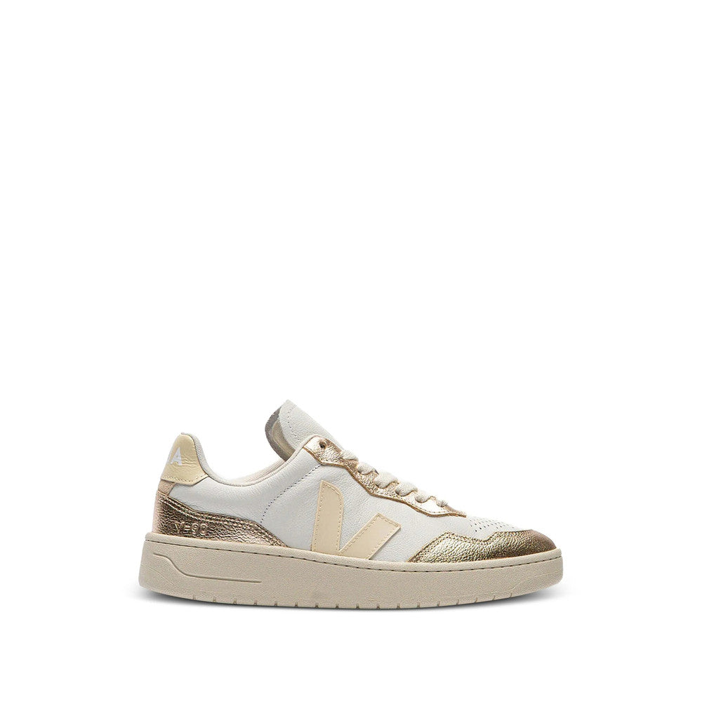 Golden Color Block Sneakers 1