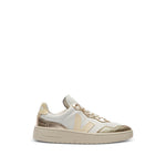 Golden Color Block Sneakers 1
