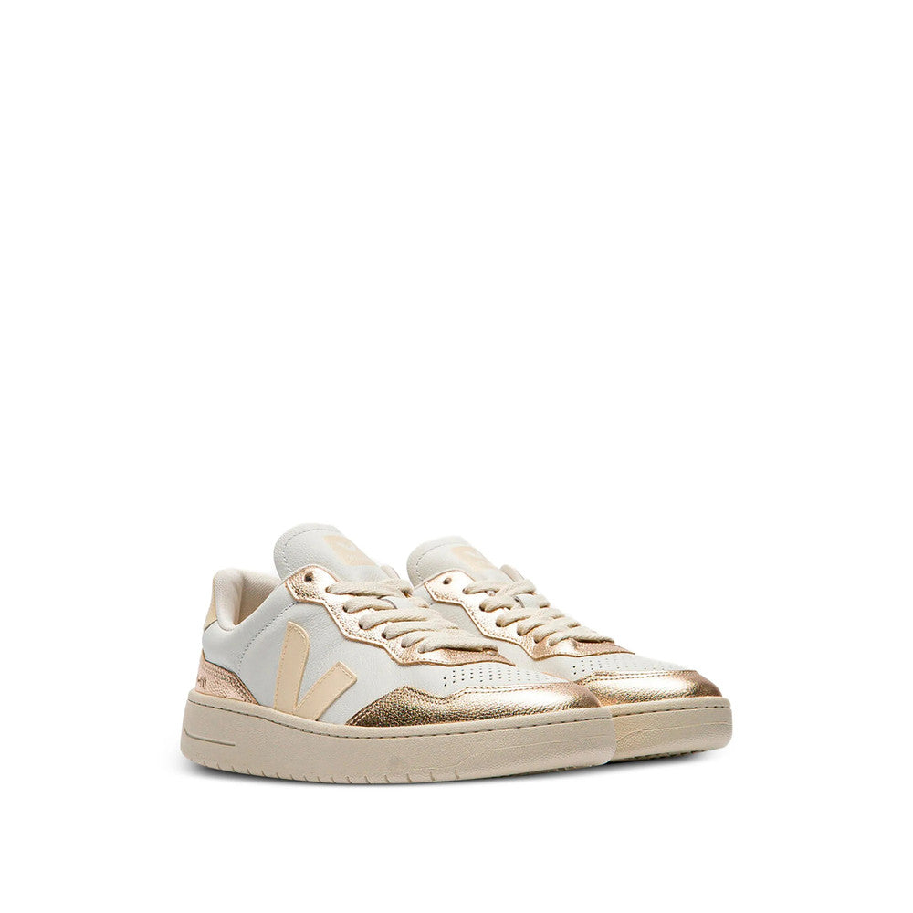 Golden Color Block Sneakers 2
