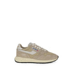 Beige Color Block Panelled Sneakers 1