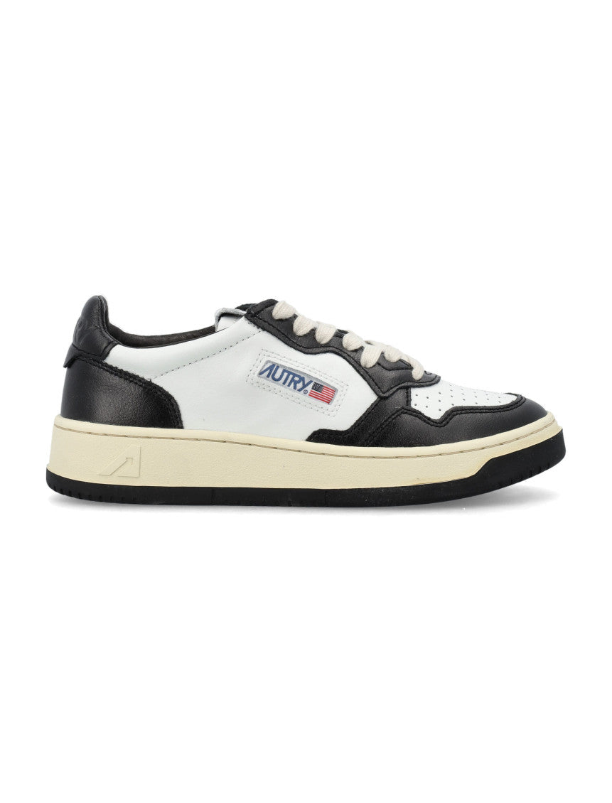 BlackWhite Medalist Low Sneakers 1